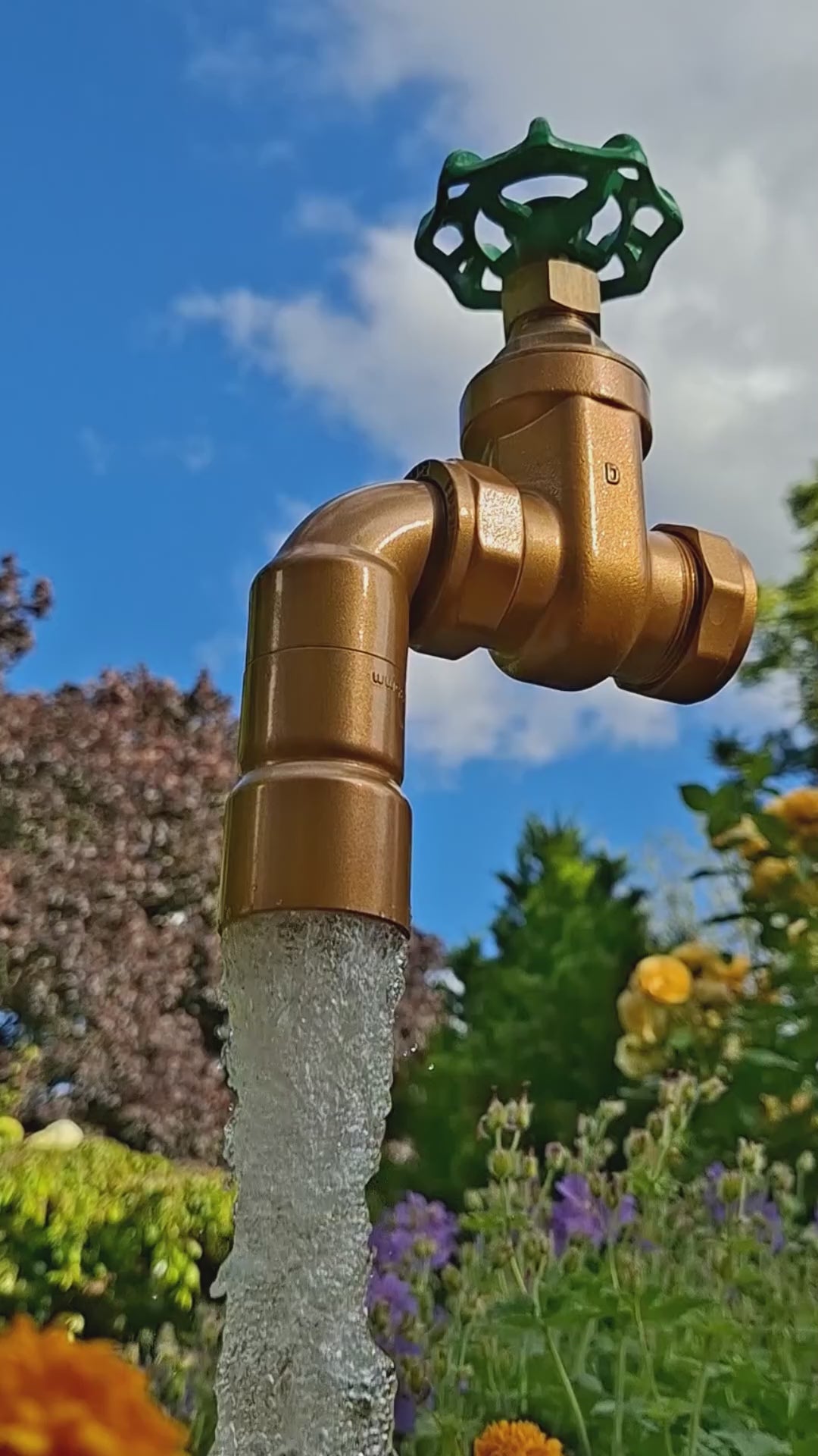 Video Of Floating Tap Water Feature Grande Large Garden Background