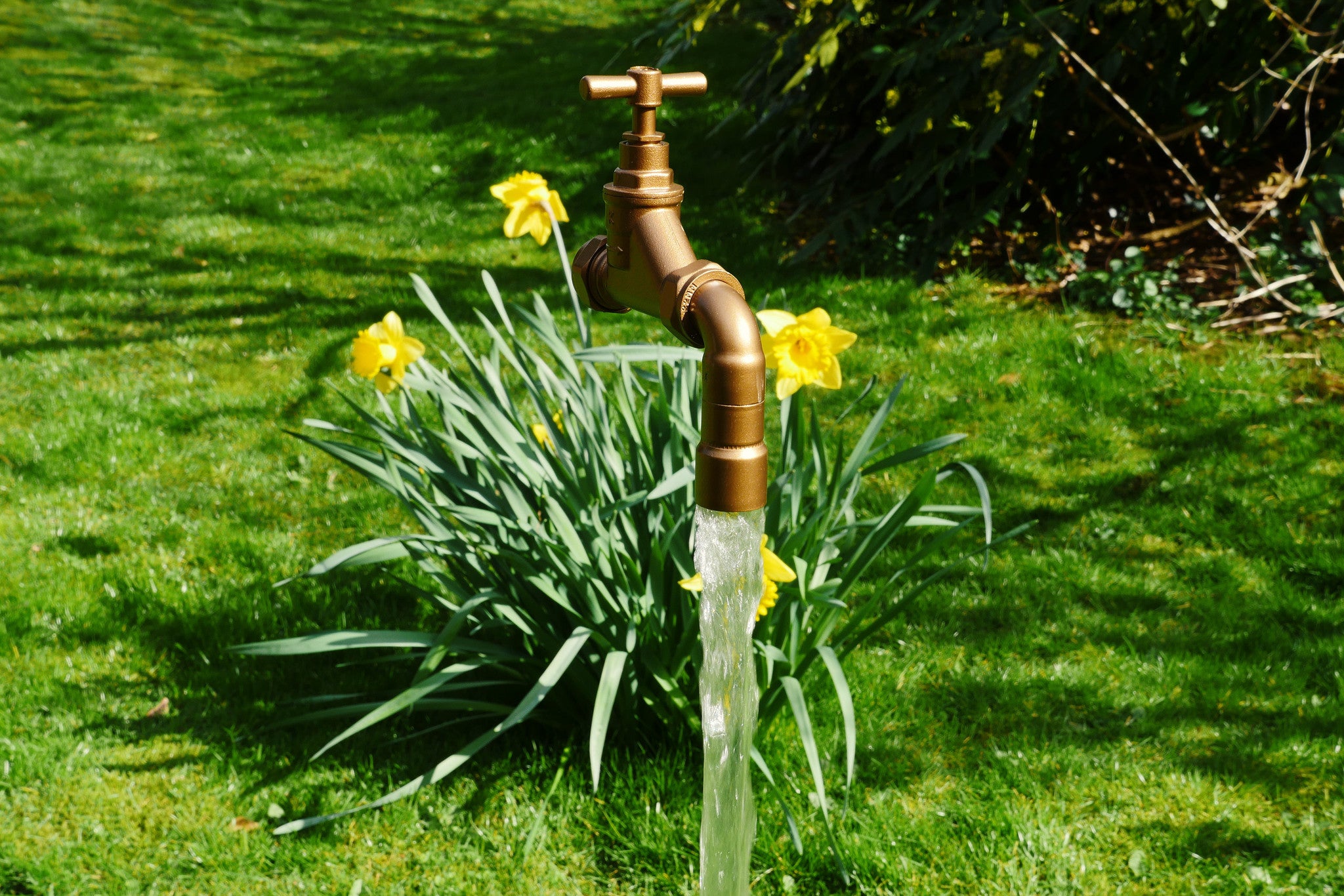 22mm Sunken Floating Tap Water Feature - FREE UK DELIVERY